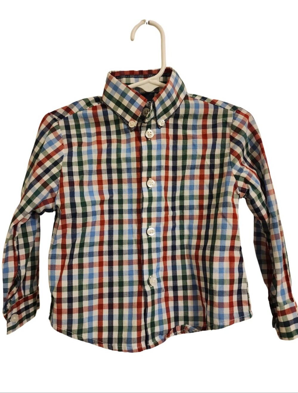 Boys 2T Multicolored Button Down